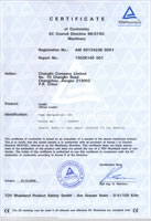 958EC Certificate of Conformity EC Council Directive 98/37/EC